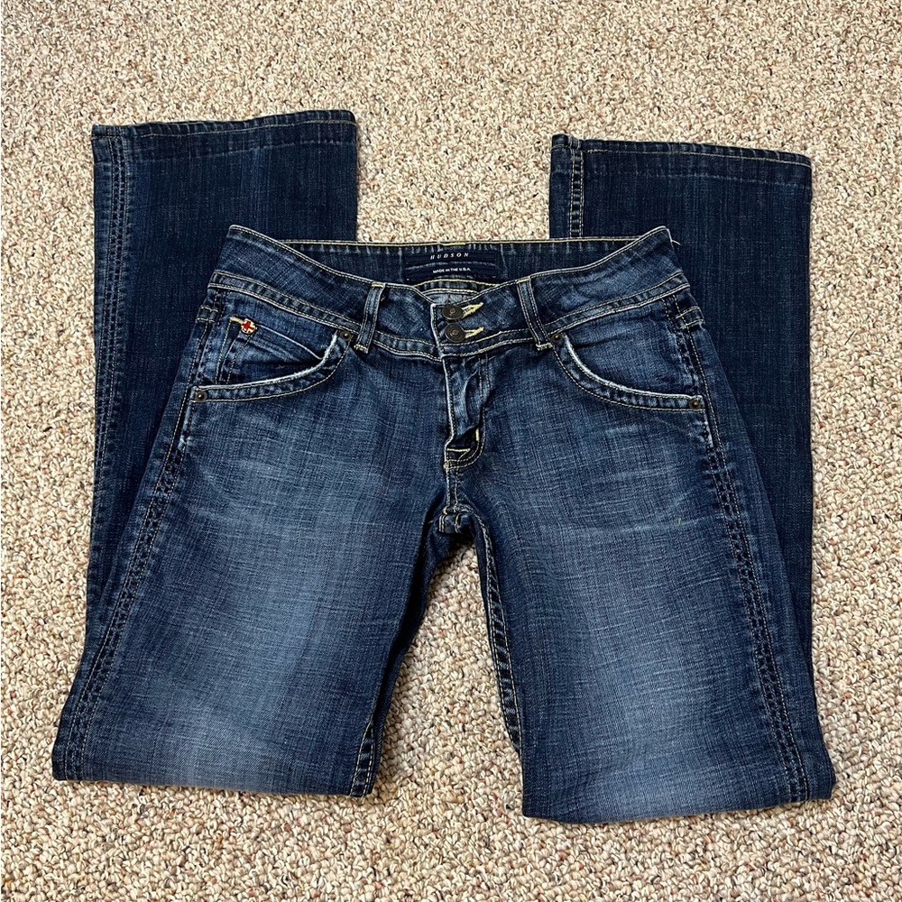 Hudson Jeans Women's Boot Cut in Dark Blue